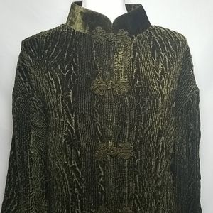 Beautiful Green Velvet Blouse